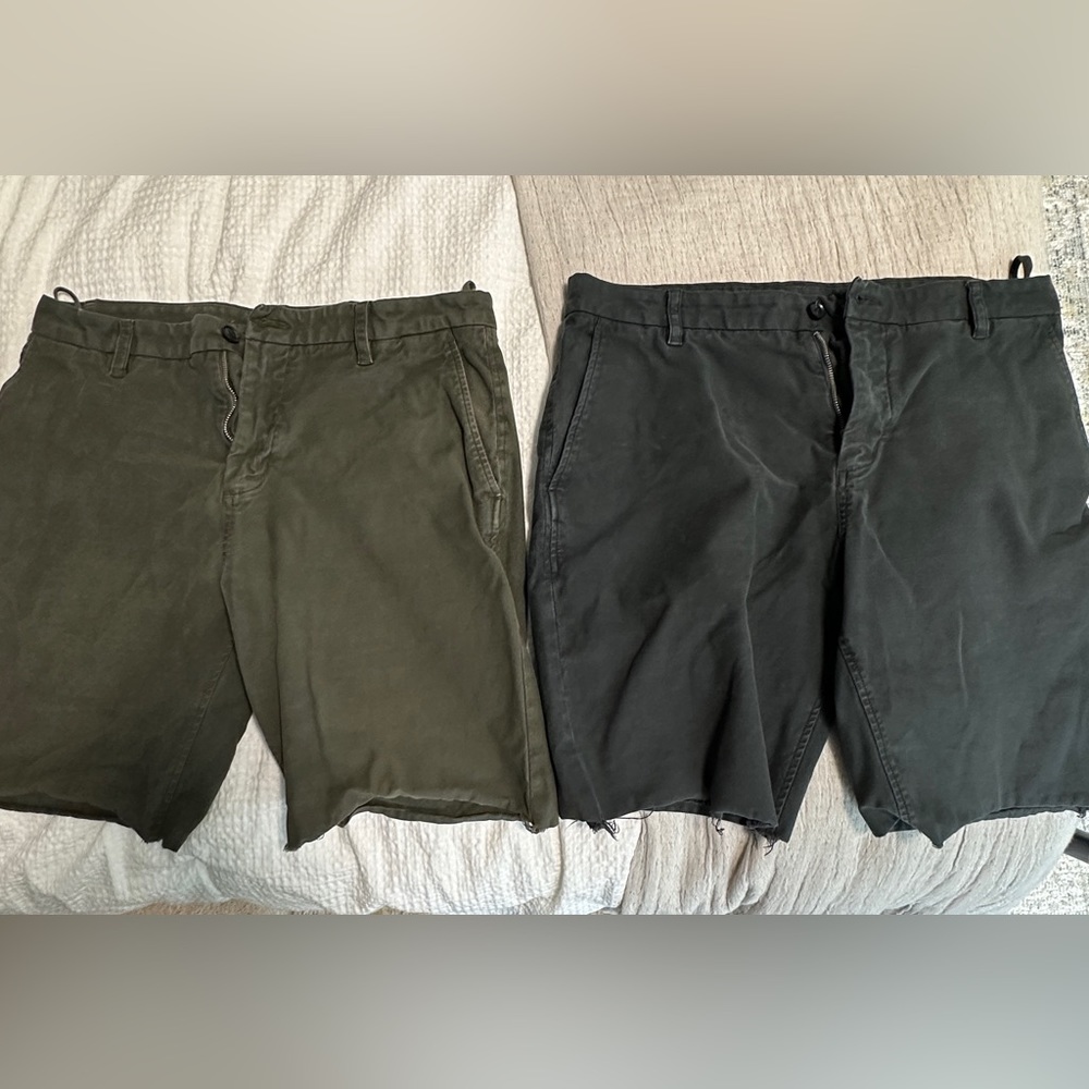 2 pairs Buck Mason Shorts L (34W)